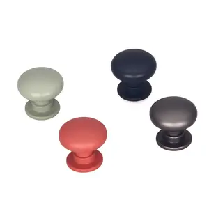 Cabinet Knobs Millions Flat Round For Shaker Kitchen Cabinet Handle