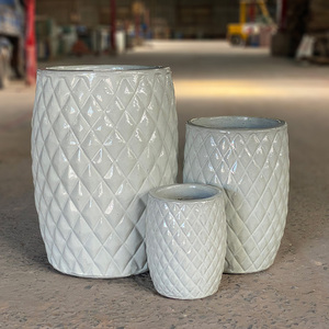 Color Glazed Ceramic Planter Large Size Outdoor Handmade <b>Pot</b> For Landscaping Garden Tree Factory OEM ODM Cheap Wholesale Price - Product Image 3