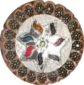 ที่มีคุณภาพสูงหนึ่งหูตะวันตก headstall หนังธรรมชาติขี่ม้าอุปกรณ์ทองแดง studs และอุปกรณ์เงิน - Product Image 6