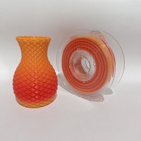 Filament d'imprimante 3D YASIN PETG, dégradé de couleurs arc-en-ciel, diamètre 1,75 mm, longueur 330 m, poids 1 kg, certifié CE, moulage FDM