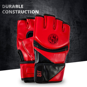 Guantes MMA de cuero impermeables personalizados para artes marciales mixtas, protección de manos para entrenamiento de lucha - Product Image 2