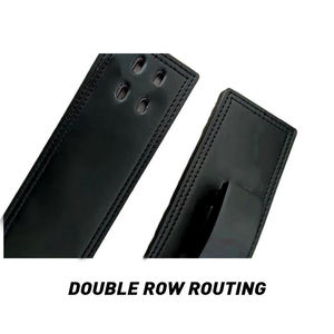 Ceinture de musculation en cuir de vachette respirant de haute qualité pour la salle de sport, l'entraînement avec des poids, boucle à levier large, haute qualité, salle de sport - Product Image 4