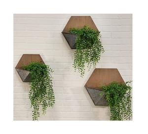 Meilleures ventes de jardinières en métal galvanisé de forme personnalisée de taille moyenne, idéales pour la décoration murale et le jardin - Product Image 5