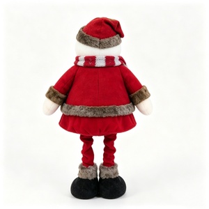 Custom Standing Freestanding Snowman Plush Backpack <b>Christmas</b> Winter Decor with PP Cotton Filling 51cm-99cm - Product Image 5