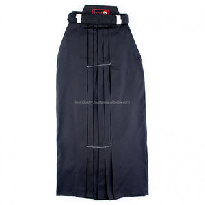 Jupe Hakama en coton polyester léger à séchage rapide Pantalon Hakama Kendo Aikido - Product Image 2