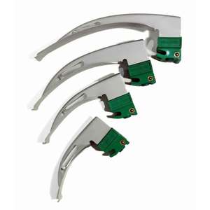 Set de Laringoscopio Manual de Acero Inoxidable para Anestesia con Fibra Óptica, 9 Hojas, Mac Miller, 2 Mangos, Caja, Alta Calidad, Grado Quirúrgico - Product Image 3