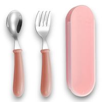Ensemble de 12 fourchettes et 12 cuillères pour usage quotidien, multicolores