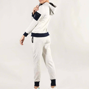 ชุดกีฬาแบบสองชิ้นสำหรับผู้หญิง, ชุดวอร์มน้ำหนักเบาแห้งเร็วกางเกงยืดได้สำหรับฤดูหนาว - Product Image 6