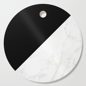 Planche à fromage en marbre écologique Planche à fromage de qualité supérieure Planche à découper et à découper pour légumes de restaurant - Product Image 1