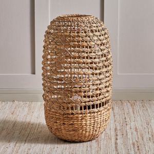 Abat-jour de lampe de table en jacinthe d'eau Lampes de table luxueuses pour la décoration de la chambre à coucher Lampes de chevet artisanales Fabriquées au Vietnam - Product Image 2