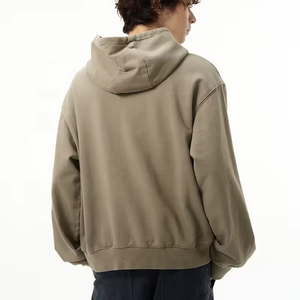 Sudadera con Capucha Personalizada de Alta Calidad, Estilo Urbano Desgastado, Unisex, Talla Grande, 100% Algodón, Felpa Francesa, con Logotipo Personalizado - Product Image 4