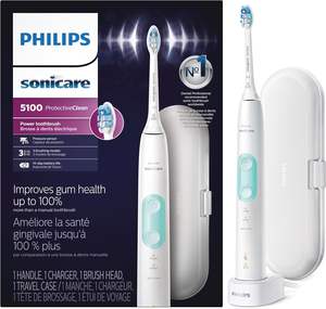 Philips Sonicare ProtectiveClean 5100 Brosse à dents électrique rechargeable avec capteur de pression 3 modes de nettoyage Modèle HX6857/11 - Product Image 5