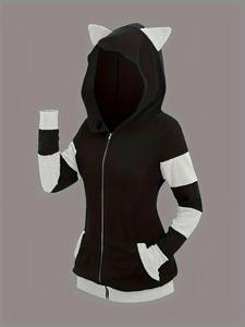 Nouveau été âge réduisant la vitalité sport loisirs ample surdimensionné à manches courtes couleur unie kangourou sac cordon à capuche - Product Image 5