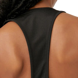 Camiseta sin mangas para mujer de alta calidad, ropa deportiva personalizada, camiseta negra transpirable y ligera - Product Image 6