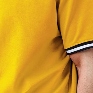 Camisetas de Hombre de Algodón 100% de 220 Gramos, Cuello Redondo, Cuello Grueso Acanalado, Transpirable, de Alta Calidad, con Logotipo Personalizado, Talla Grande - Product Image 6