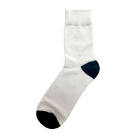 Chaussettes de sport d'hiver personnalisées en coton mélangé, sublimées numériquement, à séchage rapide, avec logo à la base du mollet, en jacquard, pour la vente en gros