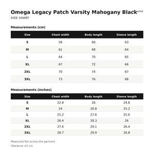 Chaqueta Varsity con Parches de Chenille, Lana Color Caoba, Mangas de Cuero Negro, Chaqueta Letterman True North OEM - Product Image 6