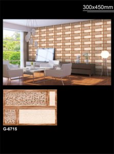 Azulejo de pared de alta profundidad de elevación, azulejos de pared digitales de cerámica, diseño de elevación de 30x60 CM para Edificio de oficinas en casa al aire libre - Product Image 3