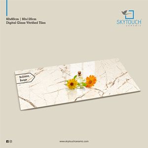 Carreaux de céramique beige de style simple, dernier modèle, carrelage émaillé ivoire 600x1200mm Carreau de porcelaine émaillée entièrement polie Carreaux vitrifiés - Product Image 3