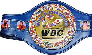 Nouveau Championnat WBC Taille Adulte Bleu 4mm Plaques Boxe Ceinture En Cuir Lourd plats Championnat Ceinture - Product Image 2