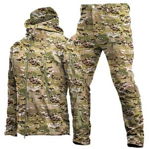 Conjunto de Ropa Deportiva Impermeable de Nailon de Dos Piezas con Cremallera para Hombre, Chaqueta Cortavientos Personalizada de Alta Calidad y Gran Venta al por Mayor - Product Image 1