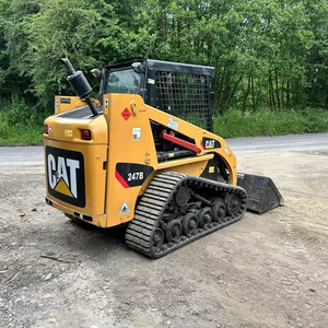 รถตักล้อยางมือสองราคาประหยัด รุ่น Mini CAT 247B แบบตีนตะขาบ พร้อมจำหน่าย รถตักล้อยางแบบมีข้อต่อ CAT ราคาโรงงาน - Product Image 1