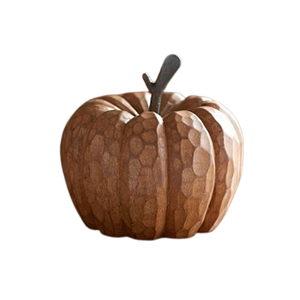 Cestas de almacenamiento decorativas de bloque de calabaza de madera de Halloween de tendencia Regalo de vacaciones de la fábrica de Vietnam - Product Image 4