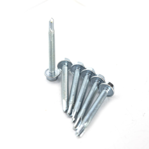 Vis autoforeuses à tête hexagonale (métrique/pouce) en acier au carbone classe 8 pour toiture métallique et structure en acier galvanisé - Product Image 4