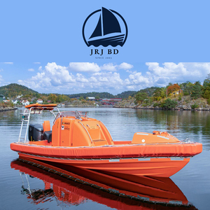 เรือกู้ภัยนอกชายฝั่งที่มีอุปกรณ์ครบครันโครงสร้างไฟเบอร์กลาสแข็งแรงทนทานเรือชูชีพได้รับการรับรองจากเรือ - Product Image 6