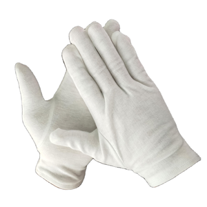 Guantes Masónicos Blancos Bordados de Algodón 100% para Hombre, Casuales, para Fiestas y Uso Diario - Product Image 4