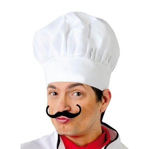 Gorro de chef de mezcla de algodón Sapin rosa fuerte personalizado, talla única, uniforme de restaurante, ropa de trabajo para chefs, suministros para hoteles y restaurantes - Product Image 1
