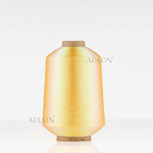 Châu Âu Cầu Vồng Vàng MX Loại Kim Loại Sợi Cho Cao-Thời Trang Thêu Dệt Crochet Đan & Trang Trí Khâu - Product Image 3