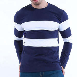 Camiseta de Manga Larga para Hombre, 100% Algodón, Diseño Personalizado, Casual, Lisa, Ajustada, Estampado Sólido, Gran Venta - Product Image 6