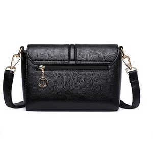 Sacs à main pour hommes en cuir véritable à 100%, fermeture à glissière, deux poignées, broderie, automne, élégant, tendance, décontracté, sacs en cuir - Product Image 6