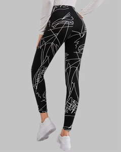 Nouveauté Leggings en nylon taille haute Yoga Vêtements de sport pour femmes Leggings de sport pour soulever les fesses Style uni Leggings de sport pour la salle de sport - Product Image 3