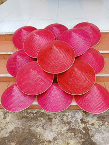 Natural Vietnam Bamboo Palm Leaf Conical Hat Made Using Plant Fiber Material For Cultural Wear Decoration And Display - Product Image 3