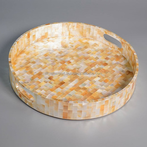 Bandeja de servicio de lujo, bandeja de perlas madre para uso en la cocina o en el hogar, restaurante, bar, hotel, boda - Product Image 1