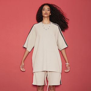 T-shirt 100% coton de haute qualité pour hommes Logo personnalisé à manches courtes 200GSM T-shirt en coton lourd Fitness Streetwear blanc et personnalisé - Product Image 4