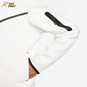 ชุดวอร์ม2024สำหรับผู้ชายชุดกีฬาสีขาวทรงสลิมฟิตดีไซน์ใหม่สำหรับฤดูหนาว - Product Image 4