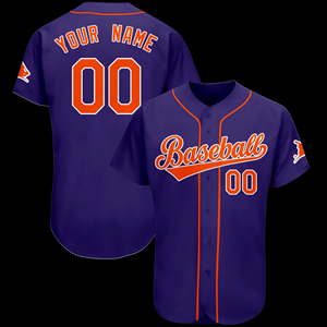 2025 été formation hommes et femmes uniformes de Baseball personnalisé numéro d'impression en gros équipe Match uniformes - Product Image 6