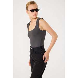 Body de cuello bajo y corte cuadrado - Product Image 2