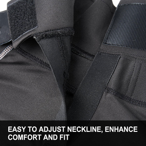 Ice Hockey Uniform Neck Protect <b>Long</b> <b>Sleeve</b> Base Layer Breathable 100% Polyester Jersey Cut Resistant Neck Guard Shirt - Product Image 3