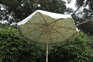 ร่มกันแดดกรอบไม้ลูกพีชที่ทันสมัยควบคุมด้วยมือรายการพิมพ์ขนาดใหญ่สไตล์เรียบง่าย-มาใหม่สำหรับสวนรีสอร์ท - Product Image 6