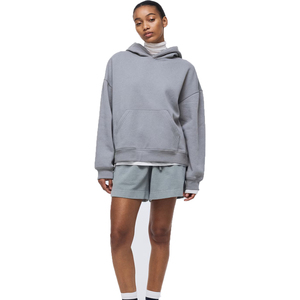 Vente chaude sweats à capuche d'hiver pour femmes 100% coton décontracté solide en gros OEM personnalisé sweats à capuche en polaire lourde - Product Image 2