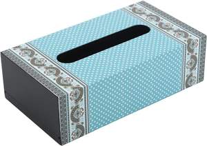 Caja de pañuelos de alta calidad o servilletas interior y exterior MDF esmalte sala de estar y dormitorio decoración por HF CRAFTS - Product Image 5