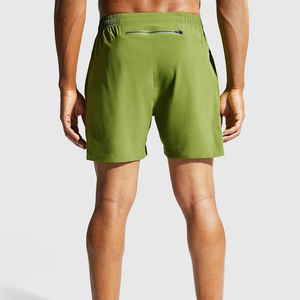 Pantalones cortos para correr informales con logotipo personalizado para hombre, cómodos, deportivos, para entrenamiento, ropa de verano, cintura elástica, color liso, ecológicos - Product Image 4