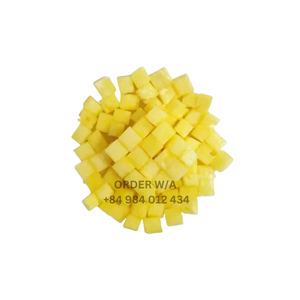 100% ananas frais congelé IQF doux FD stocks de fruits secs prêts de l'usine du Vietnam - Product Image 5