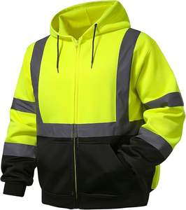 Sudaderas de Alta Visibilidad Hechas a Medida en Fábrica, Ropa de Trabajo Reflectante de Alta Visibilidad para la Construcción en Venta - Product Image 4
