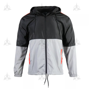 Vente en gros 2025 Veste coupe-vent coupe-vent coupe-vent à capuche Design qualité supérieure pour hommes OEM - Product Image 4