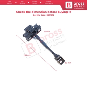 BDP1672 Conjunto de Freno y Limitador de Puerta Trasera para ID.4 E21 ID.5 E39 Q4 e-tron F4N F4B 11A839249A - Product Image 5